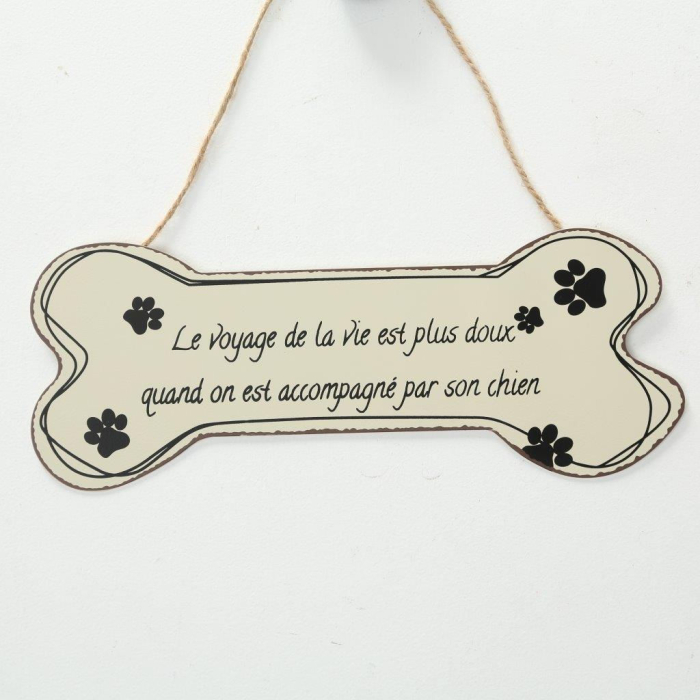 BO Plaque en fer-blanc "Le Voyage de la Vie" 30 x 11,5cm