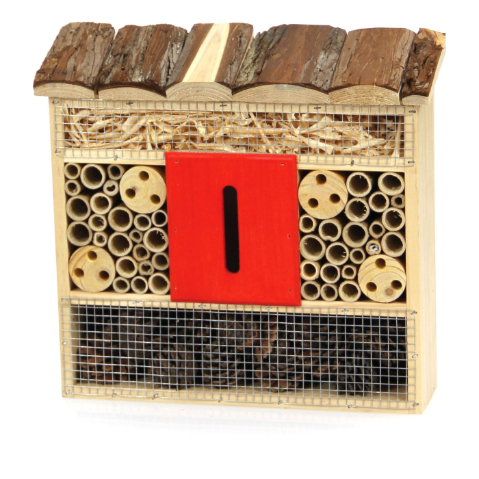 swisspet "Rouge" hôtel pour insectes - 30x8x28cm