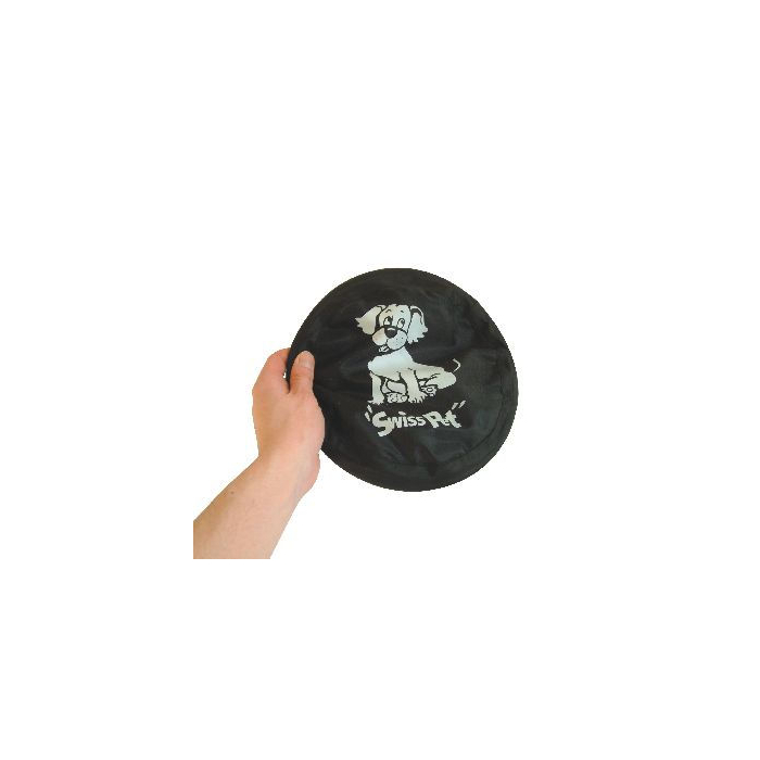 Frisbee schwarz Nylon-Stoff