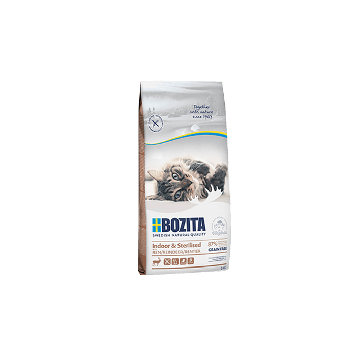 BOZITA Feline Function Indoor+Sterilised RENTIER, getreidefrei