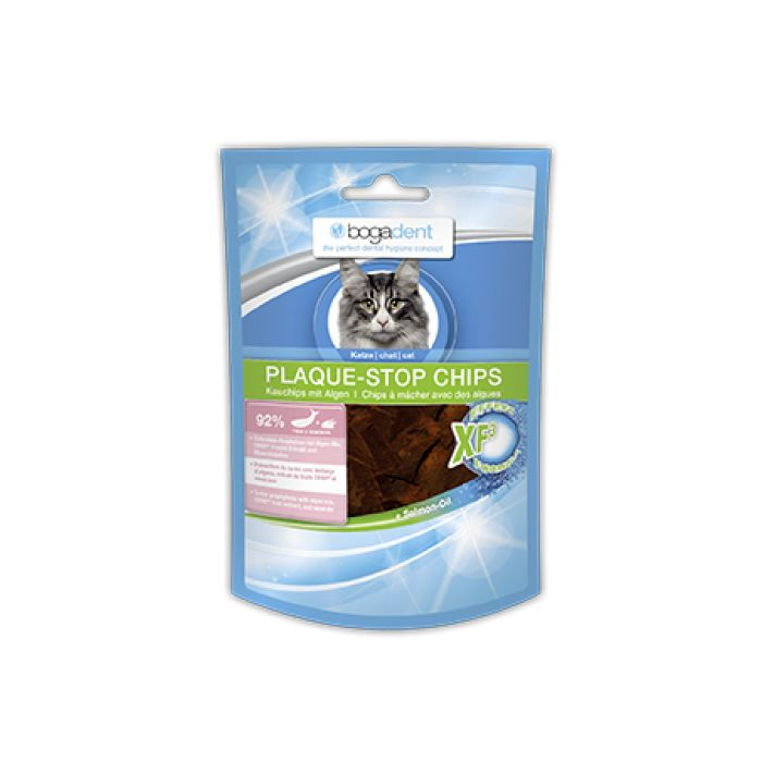 PV Bogadent Plaque-Stop Chips, 50g | Aliments complémentaires pour chats 