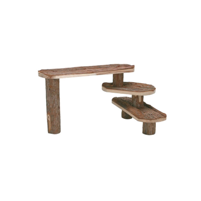 swisspet escalier en bois - 38x24cm | pour rongeurs