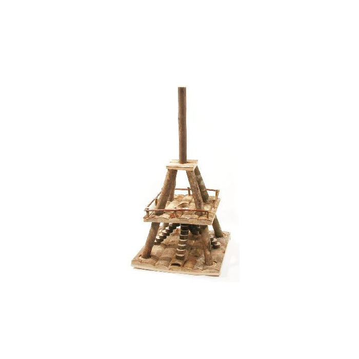 DE Maison pour hamster, tour Eiffel - 32x32x66cm