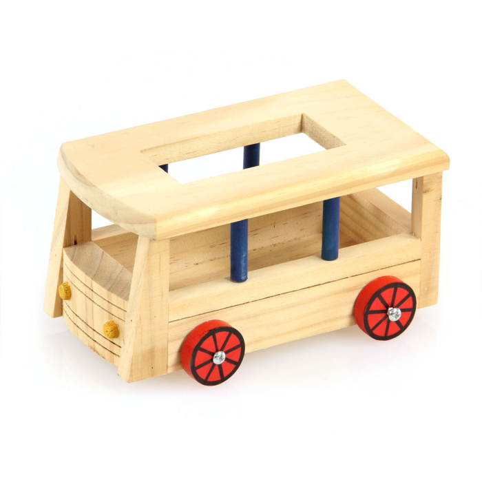 Copacabana Bus en bois - 16x9.7x8.5cm | pour rongeurs