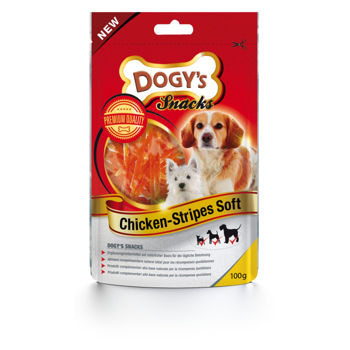 Dogy’s Chicken-Stripes Soft - 150g | Hundesnack 