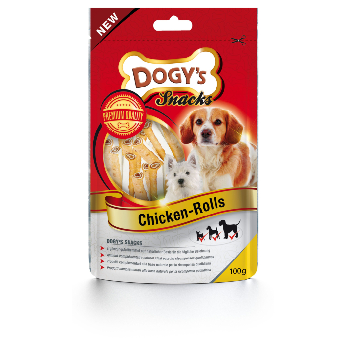 Dogy’s Chicken-Rolls - 140g | Snack pour chiens