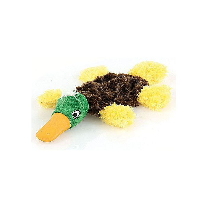 swisspet Canard en peluche, avec couinement | Jouet pour chiens