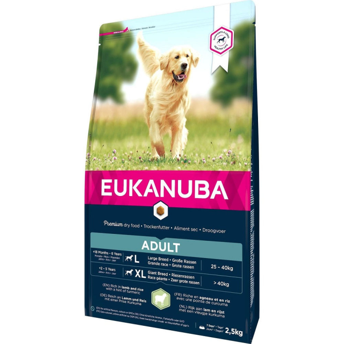 DE Eukanuba Adult, agneau & riz, Large | Nourriture sèche pour chiens