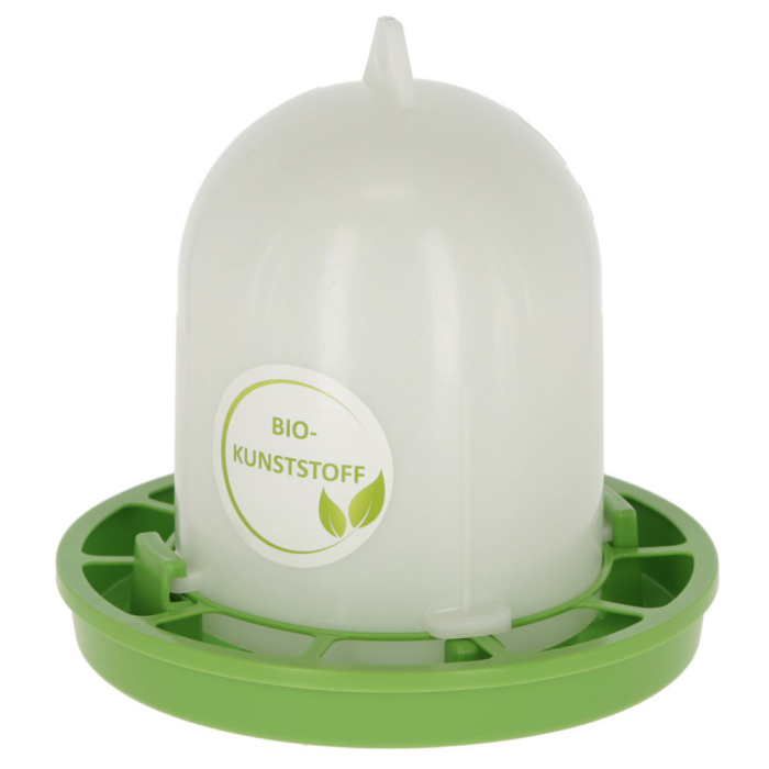 Kerbl Mangeoire automatique en plastique pour volaille, blanc/vert