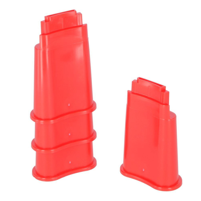 Kerbl Pieds supports pour abreuvoir en plastique, 4 pièces, rouge | pour volaille