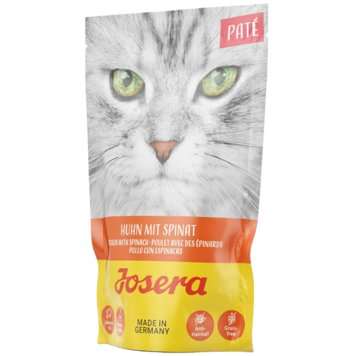 Josera Paté Poulet avec des épinards - 16 x 85 g | Aliments humides pour chats