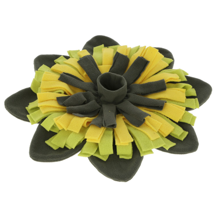 Kerbl Tapis renifleur Tournesol, vert/jaune | pour chiens et chats