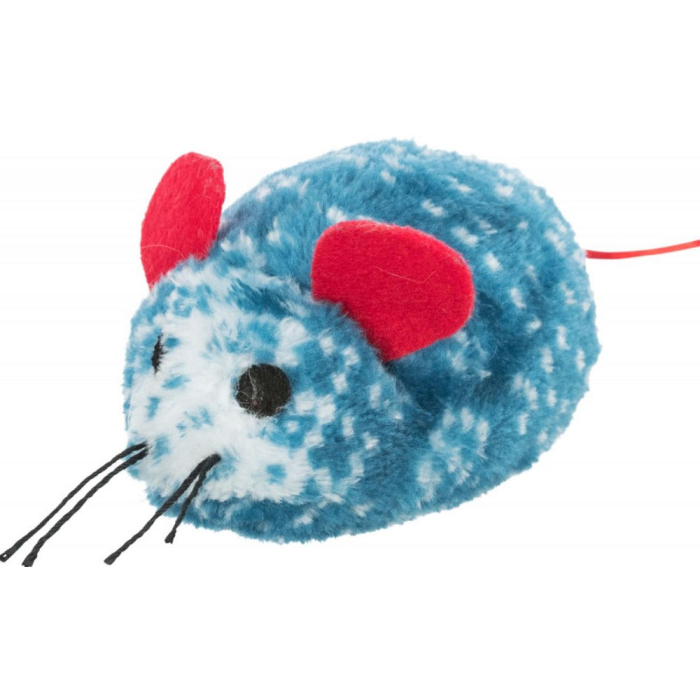 Trixie Xmas Jouets étoile, Souris, Bonshomme, en peluche - 8-10cm | pour chats