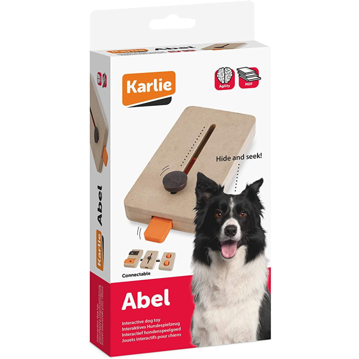 CZ Karlie Brain Train Abel - 22 cm x 12 cm | Jouet interactif pour chiens