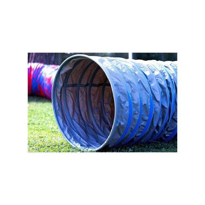 AO Agility FCI Tunnel de compétition gris-bleu, 6m | pour chiens