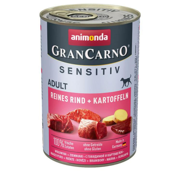 DE Animonda GranCarno, Adult Sensitive, bœuf & pommes de terre | Nourriture humide