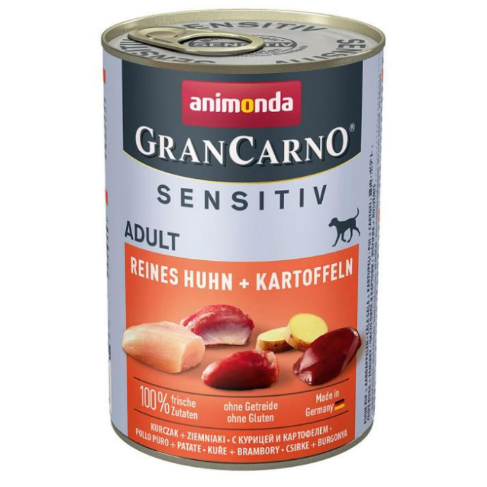 DE Animonda GranCarno, Adult Sensitive, poulet & pommes de terre | Nourriture humide