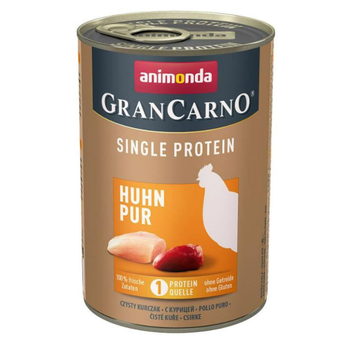 DE Animonda GranCarno Single Protein, poulet pur | Nourriture humide 