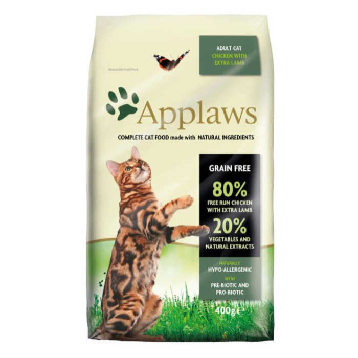 DE Applaws Adult, poulet & agneau | Nourriture sèche pour chats