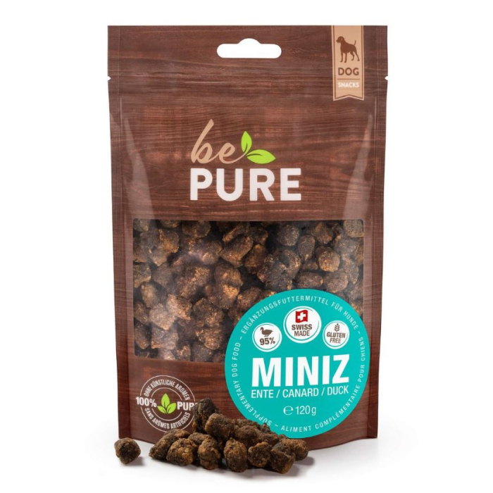 BC bePure "Miniz" avec canard | snack sans gluten - 120g