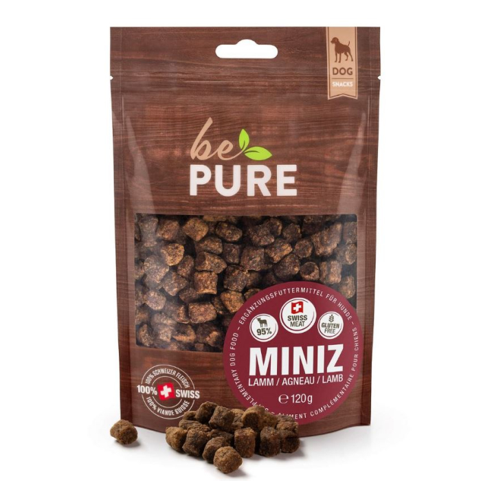 BC bePure "Miniz" avec agneau | snack sans gluten - 120g