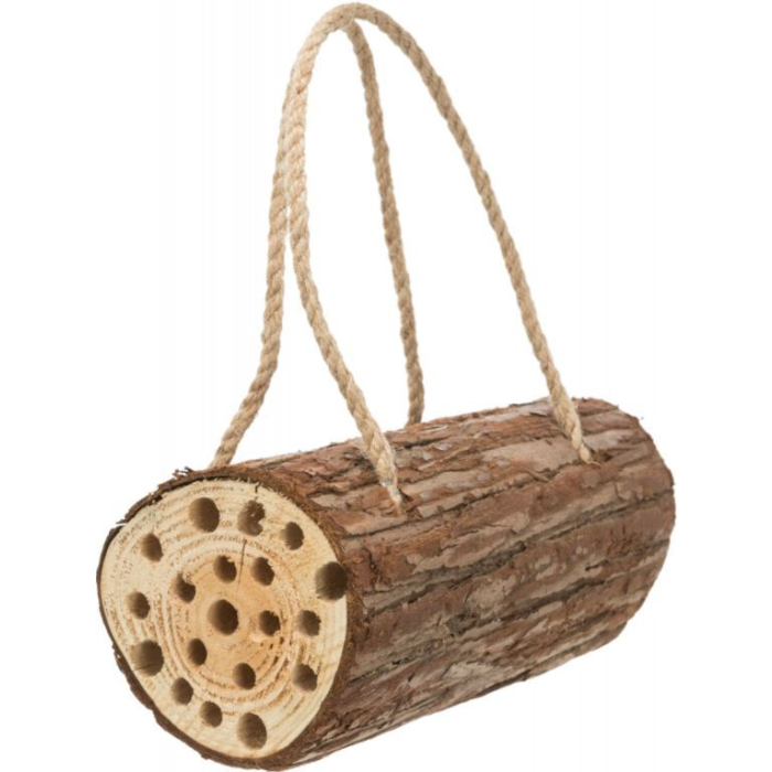 CZ Trixie Hôtel pour abeille, en bois d'écorce - 20cm 