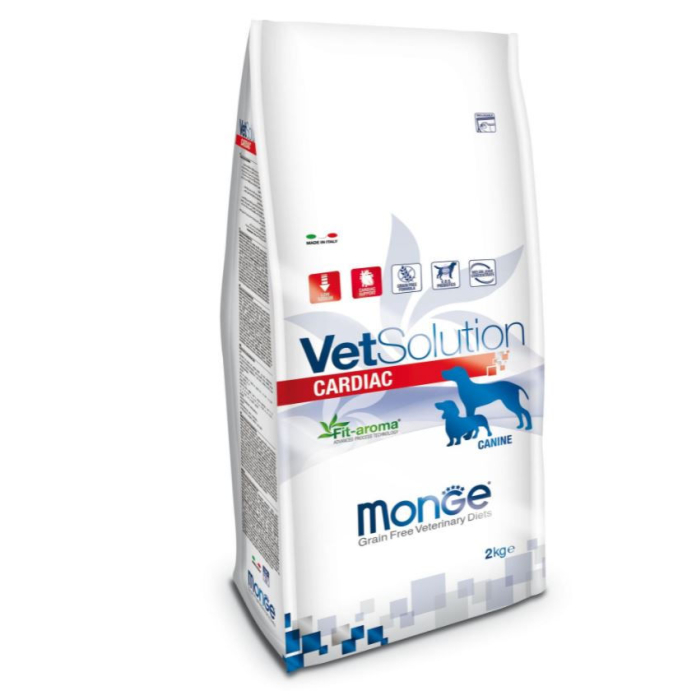 DE Monge Vet Solution Cardiac Canine | Nourriture sèche pour chiens 