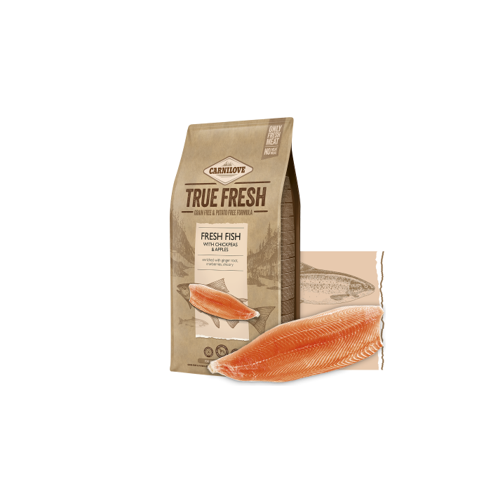 Carnilove Canine Adult True Fresh Poisson & pois chiches 