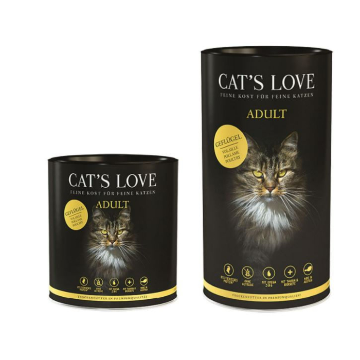 DE Cat‘s Love Adult Volaille | Nourriture humide pour les chats