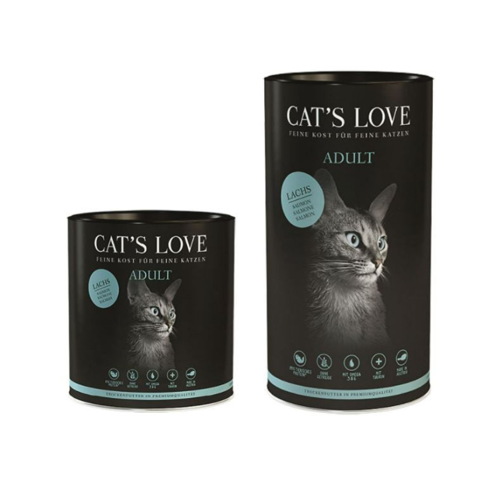 DE Cat‘s Love Adult Saumon | Nourriture humide pour les chats