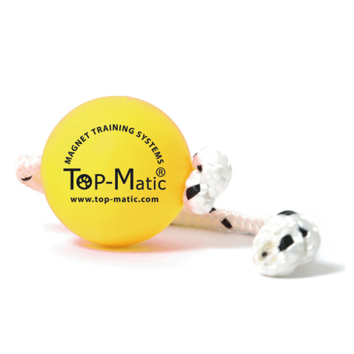 JS Top-Matic Fun-Ball Mini SOFT - 5.8 cm, jaune | pour chiens