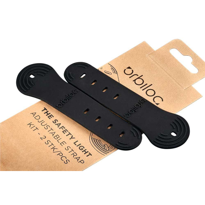 JS Orbiloc Safety Light ceinture réglable, noir | Pour les humains et les animaux