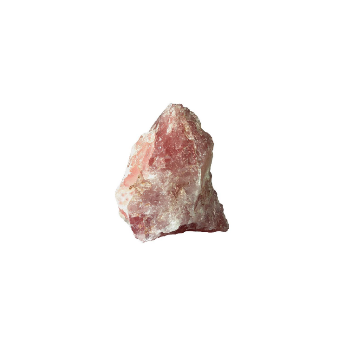 DE Déco quartz rosé sur le net 3kg, 4pcs.