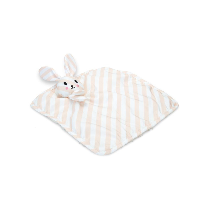 JS Beeztees Tissu doudou Dimpie, blanc/rose - 31x31x6.5cm | pour chiots