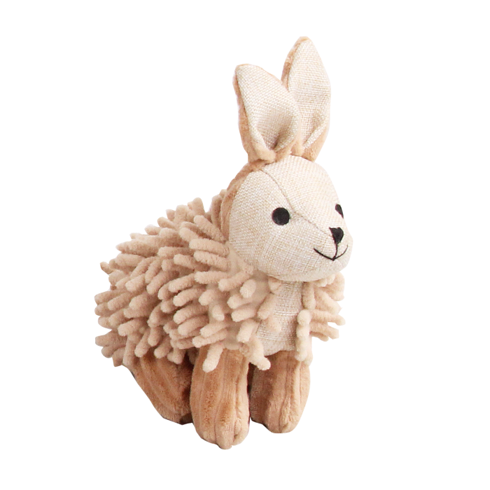 Pawise "Dog Molar" Lapin aux cheveux hirsutes, beige-marron - 21cm 