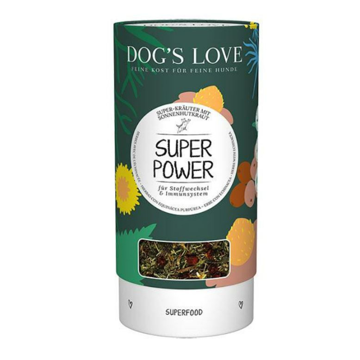 DE Dog‘s Love Super-Power, herbes pour le métabolisme, 70g | Aliments complémentaires 