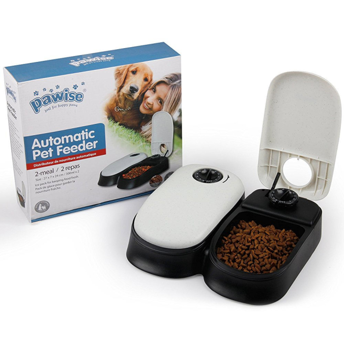 Pawise Distributeur automatique de nourriture "Pet Feeder", 2x300ml