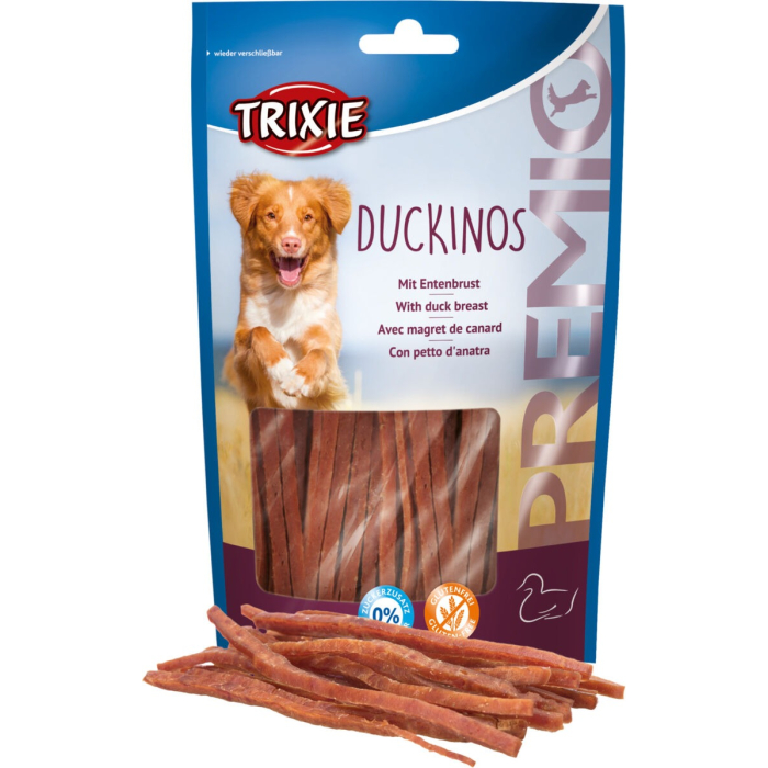 Trixie PREMIO Duckinos - 80 g | Snack sans Gluten