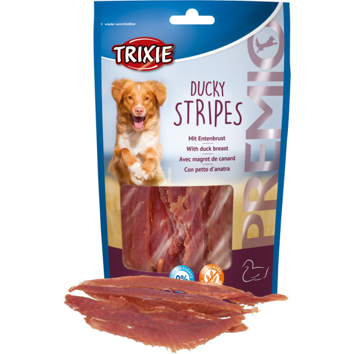 Trixie PREMIO Ducky Stripes - 100 g | Snack sans Gluten