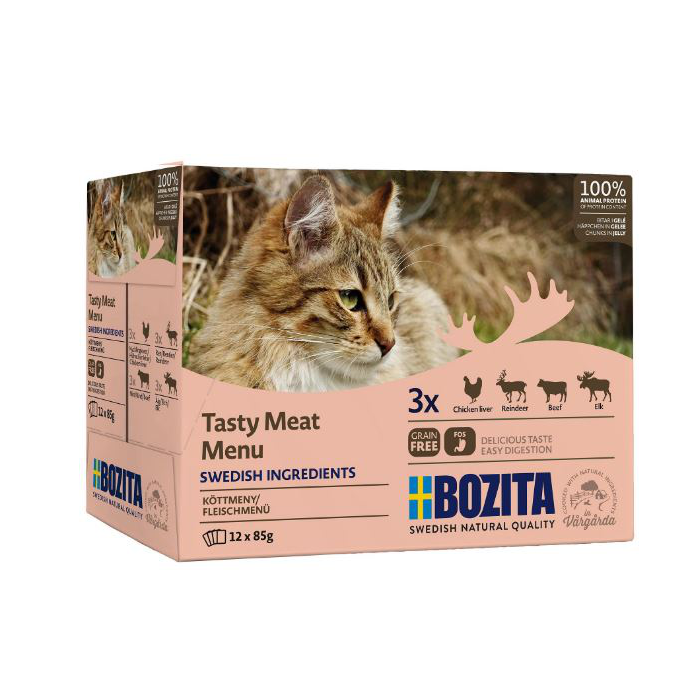 BOZITA Sac Multibox viande - POUCH Multibox 12 x 85g