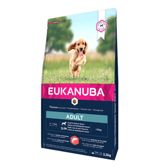 DE Eukanuba Adult saumon, Small/Medium | Nourriture sèche pour chiens