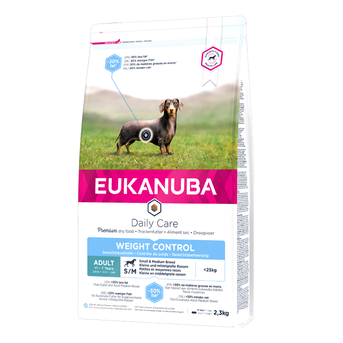 DE Eukanuba Adult Weight Control, S/M - 12 kg