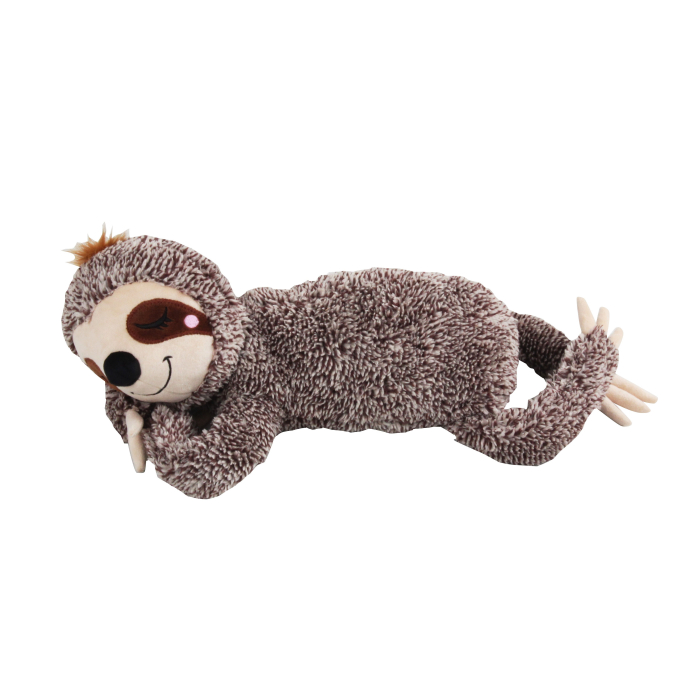 Pawise Peluche Paresseux, marron - 55cm | pour chiens