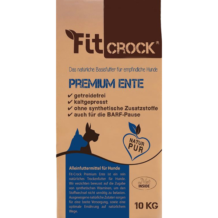 cdVet Fit-Crock Premium Canard | Nourriture pour chiens 