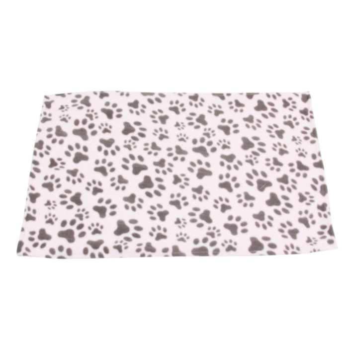 Pawise Couverture en laine polaire rose avec pattes, 60x70cm