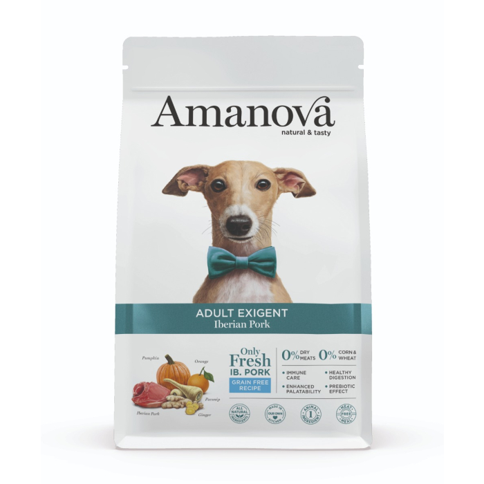 Amanova Dog Adult Exigent - Iberian Pork Grain Free - Porc ibérique