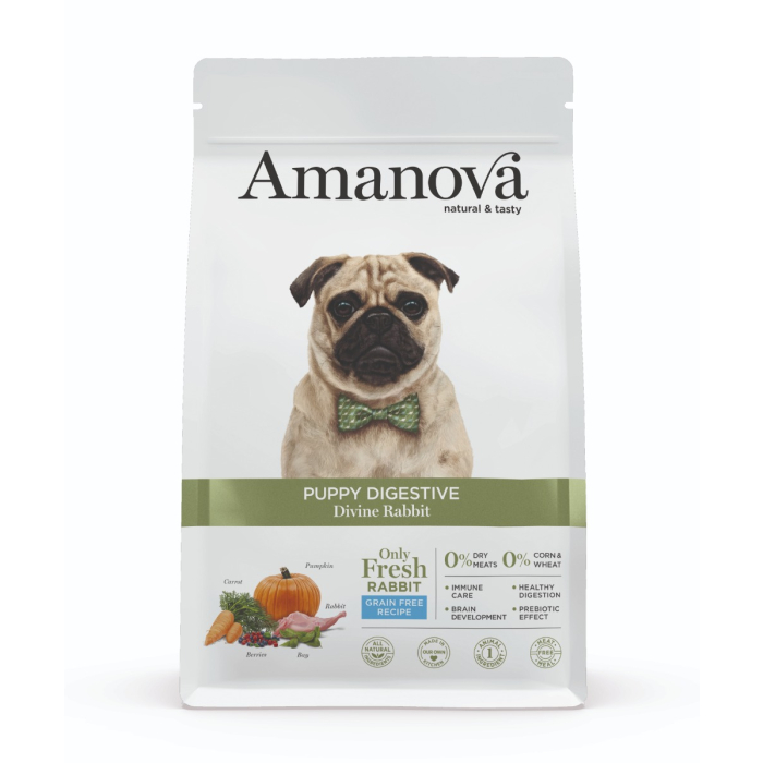 Amanova Puppy Digestive - Divine Rabbit Grain Free - Lapin