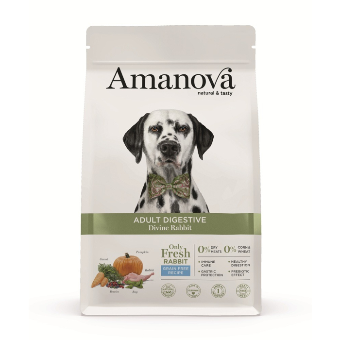 Amanova Dog Adult Digestive - Divine Rabbit Grain Free - Lapin