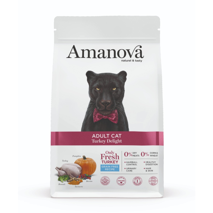 Amanova Cat Adult - Turkey Delight Grain Free - Délice de dinde