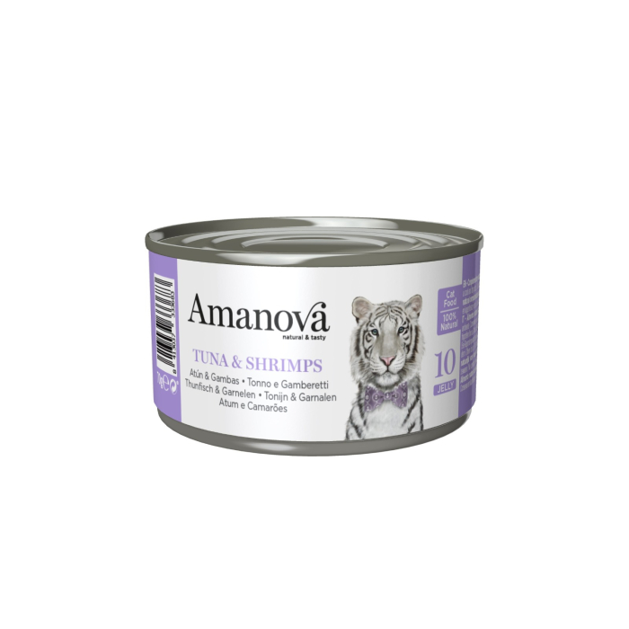 Amanova Cat Adult - Tuna & Shrimps Grain Free, Gelée - Thon & Crevettes